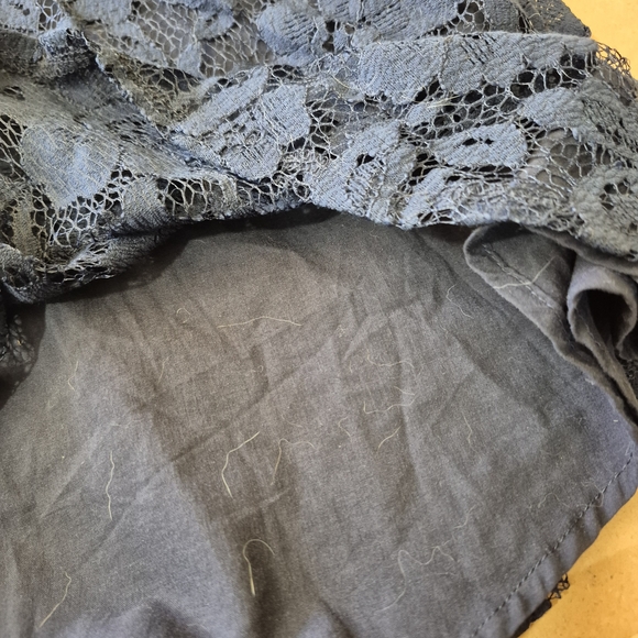 BB Dakota Elegant Navy Lace Dress - Picture 2 of 9